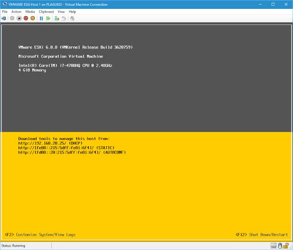 Hypervisor Configuration